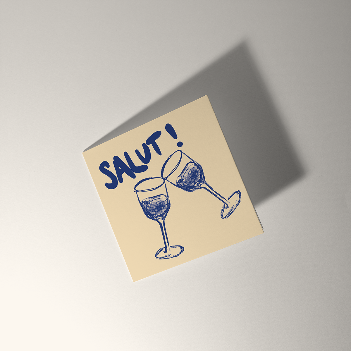 Salty melon greeting cards