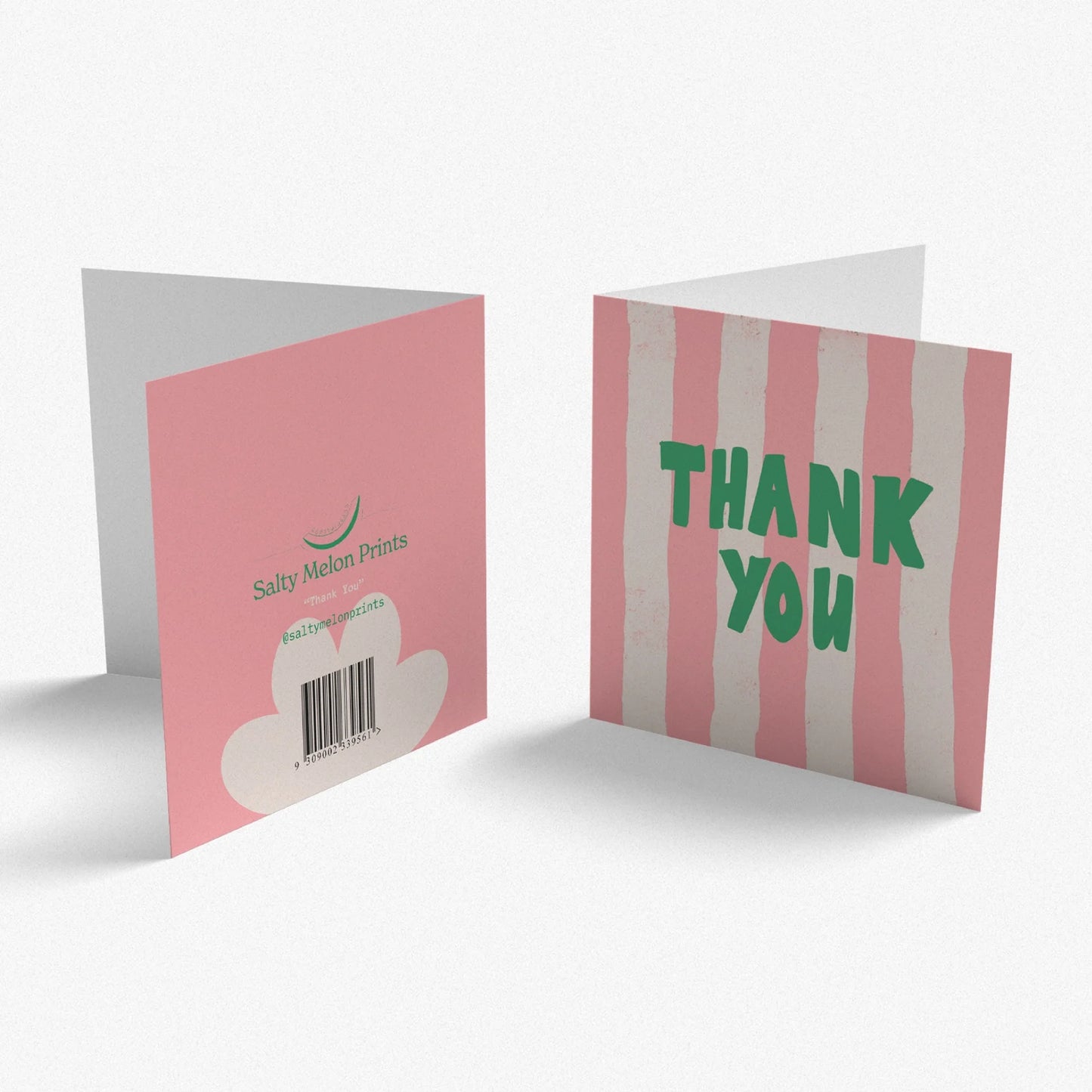 Salty Melon mini greeting cards