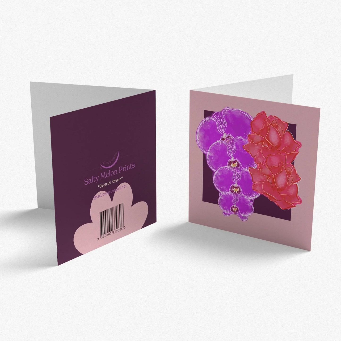 Salty Melon mini greeting cards