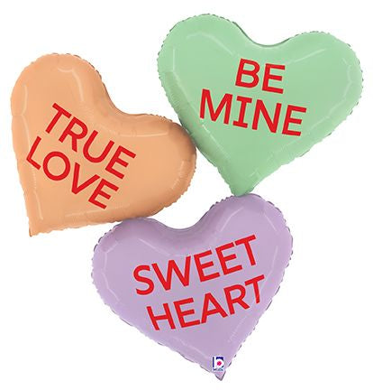 Helium balloon “lovers hearts” 94cm