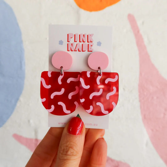 Pink Nade earrings (was $39.95)