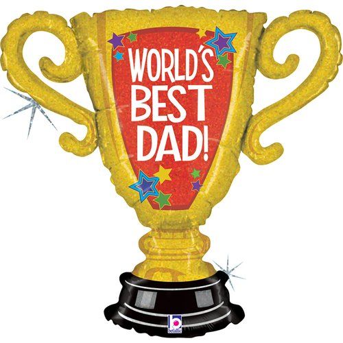 World'S BEST DAD helium balloon