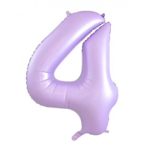 86cm pastel matte lilac numbers