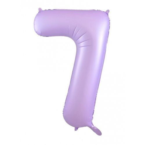 86cm pastel matte lilac numbers
