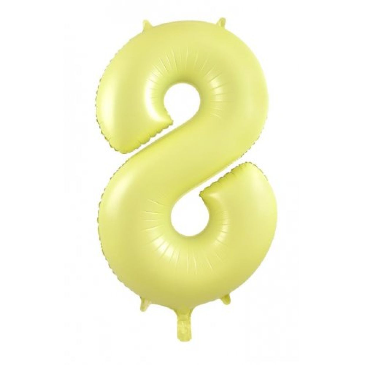 86cm pastel matte yellow numbers
