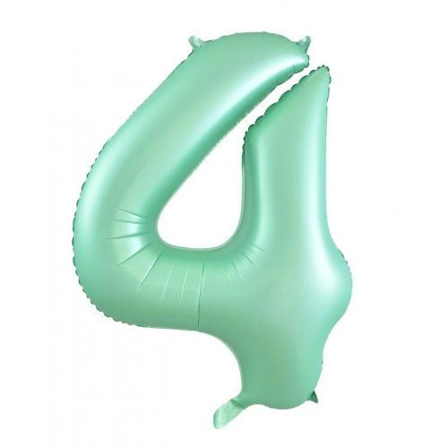 86cm pastel matte mint numbers