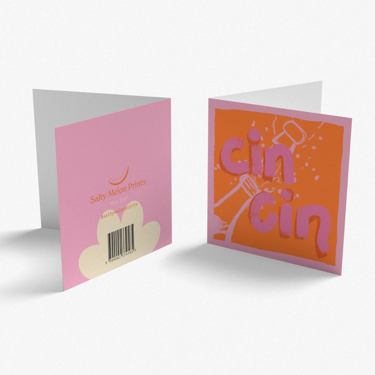 Salty Melon mini greeting cards