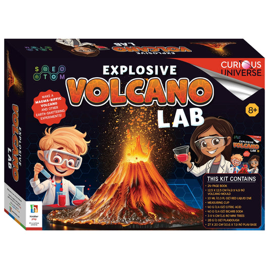Explosive volcano lab