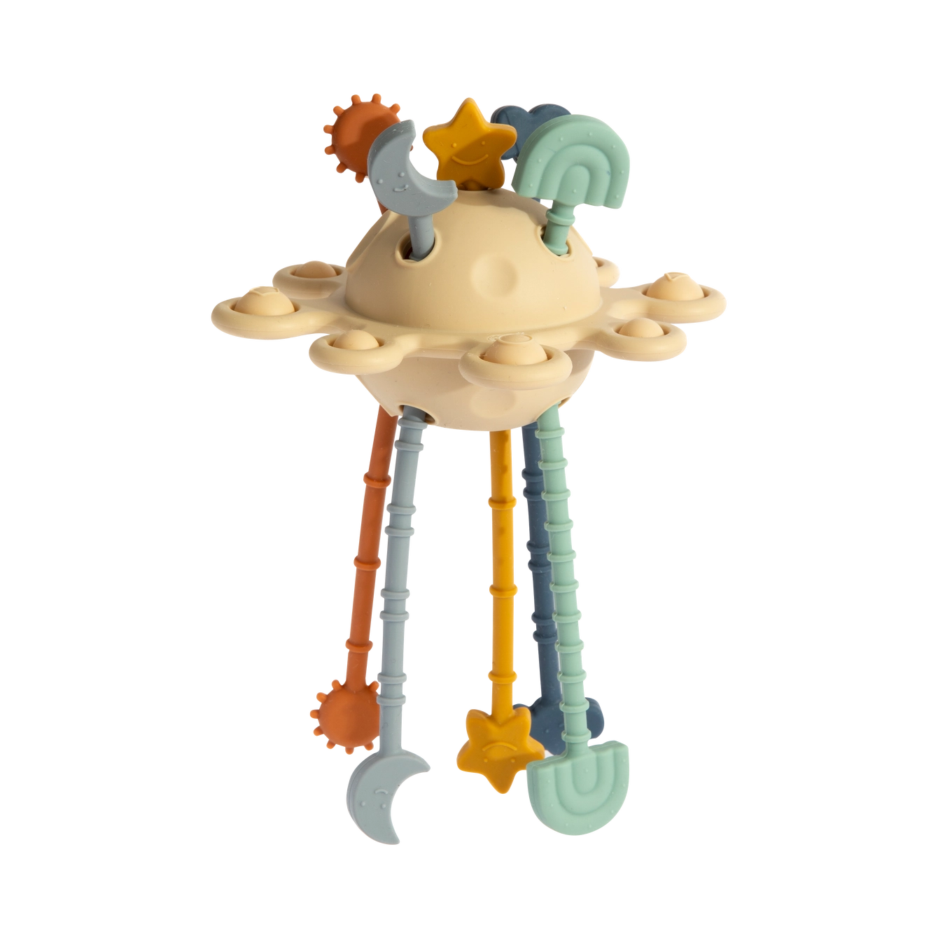 Pull string interactive toy