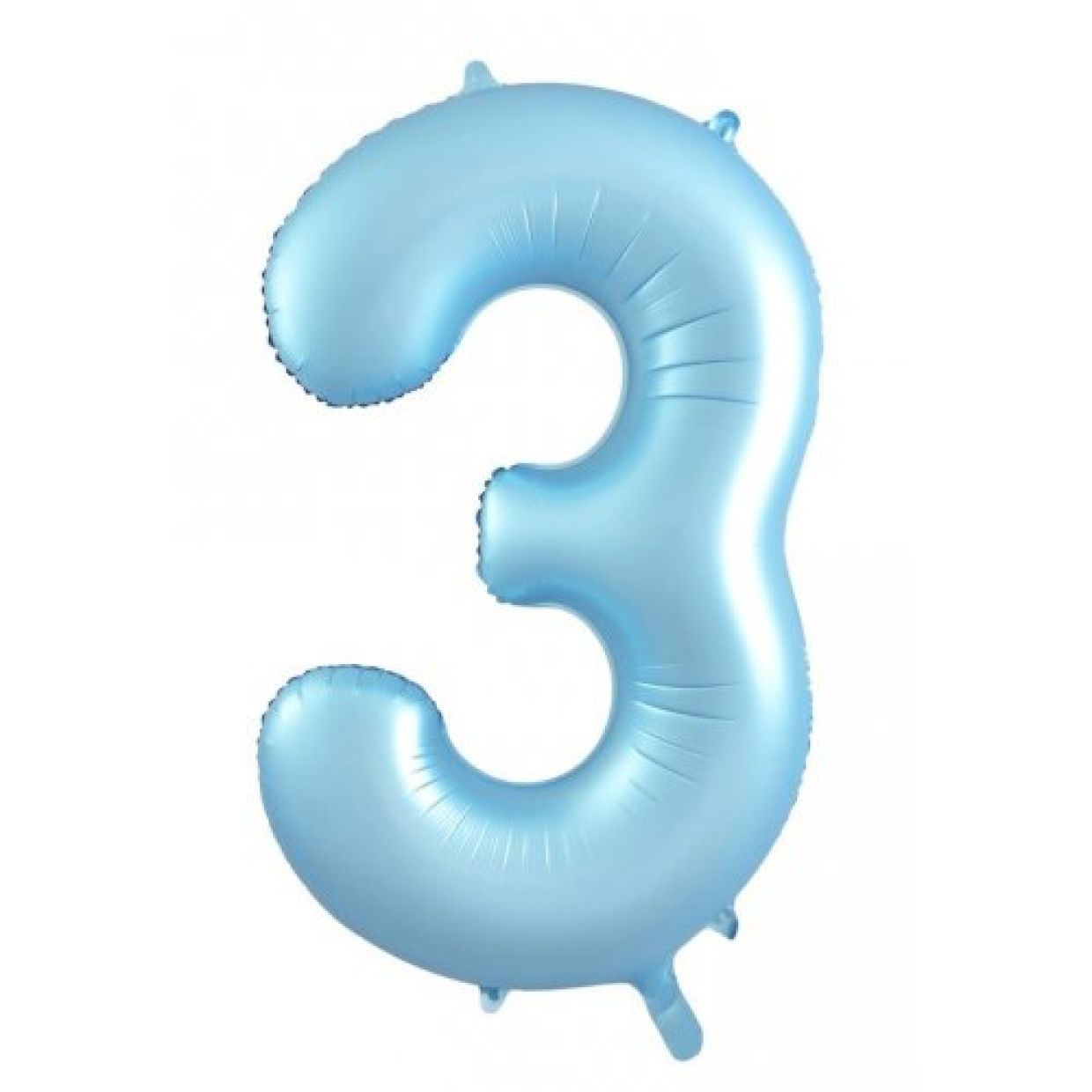 86cm pastel matte blue numbers
