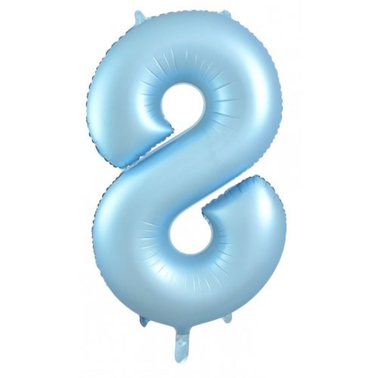 86cm pastel matte blue numbers