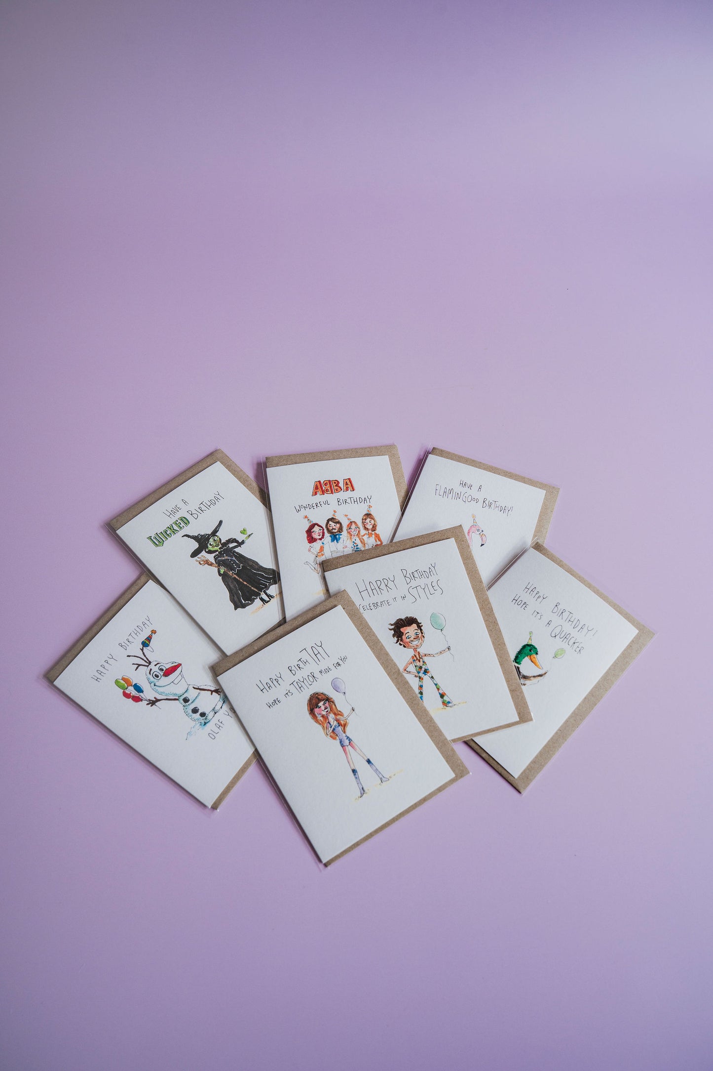 Well Drawn birthday cards