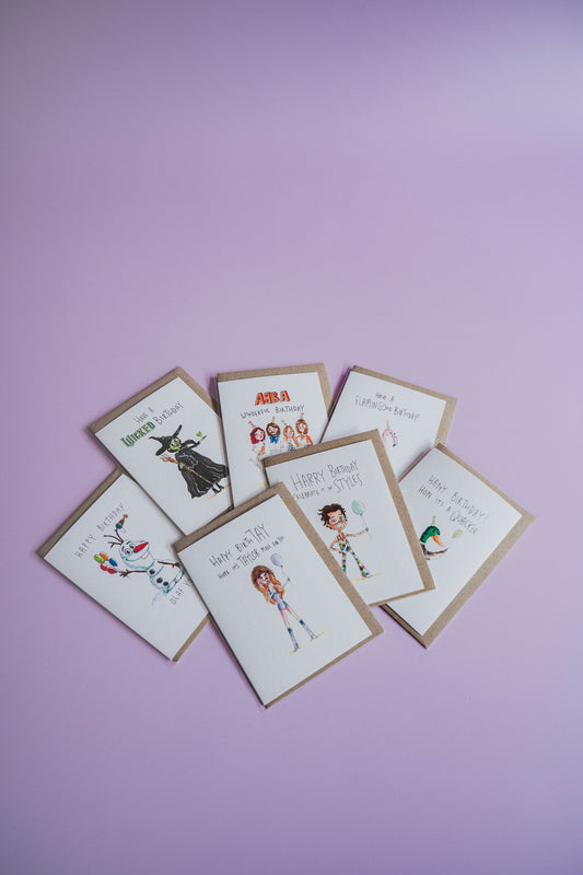 Well Drawn birthday cards